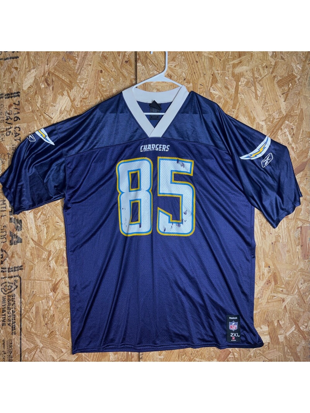 Reebok Chargers Gates 85 jersey